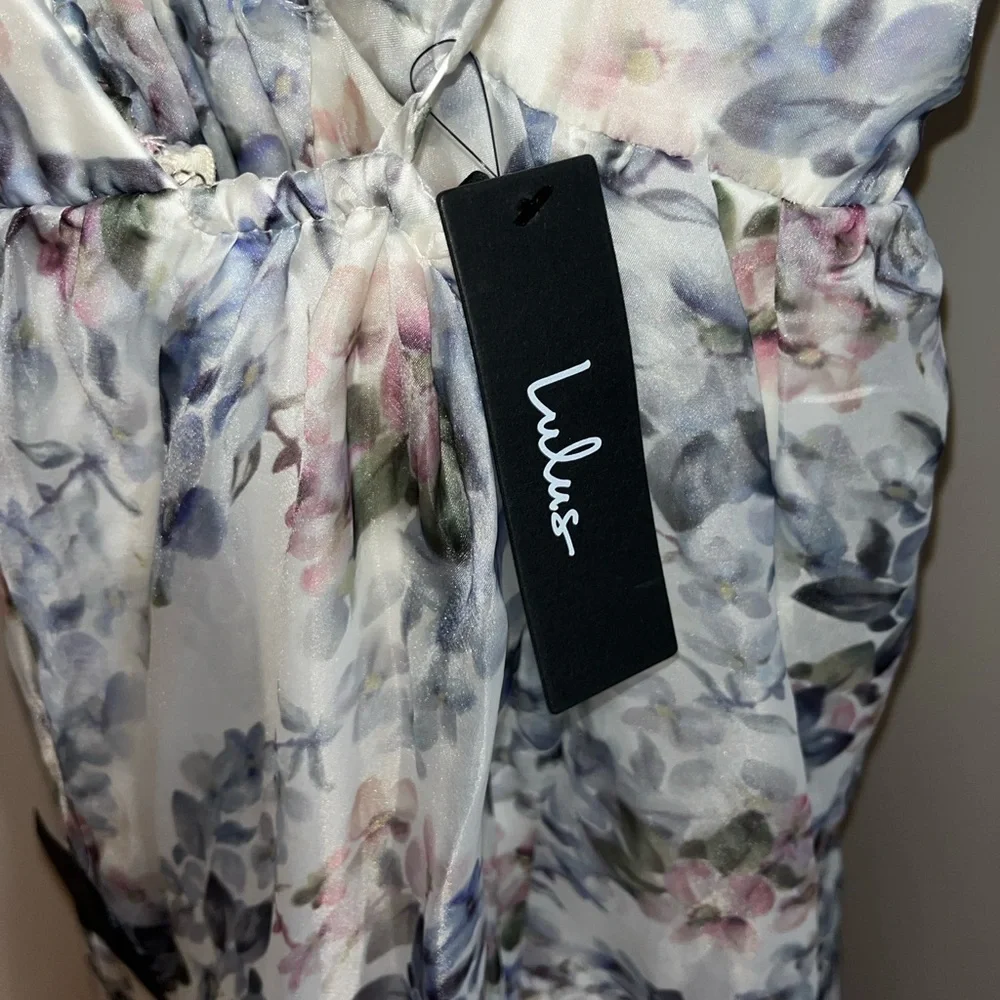 Lulu's Chiffon Floral Maxi Dress - Picture 5 of 7